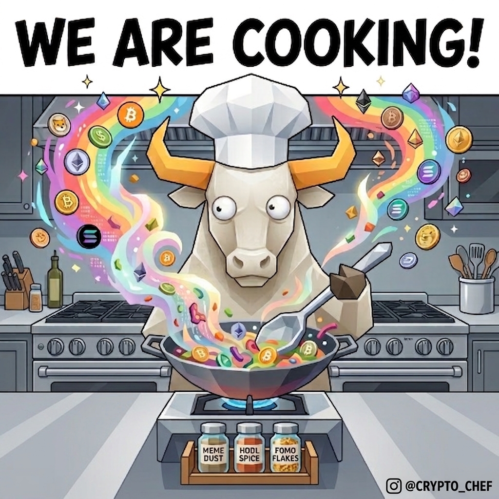 Chef bull cooking